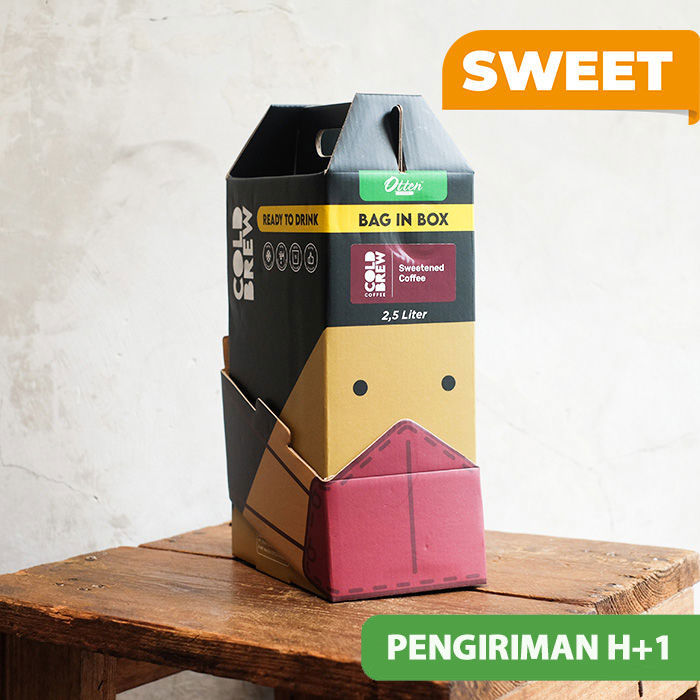 Bag In Box - Ready to Drink Cold Brew Coffee 2.5 L Sweetened / Manis