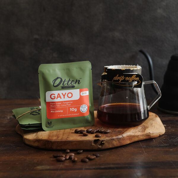 Drip Coffee 10g Arabica Aceh Gayo Honey Process (4 Sachet)