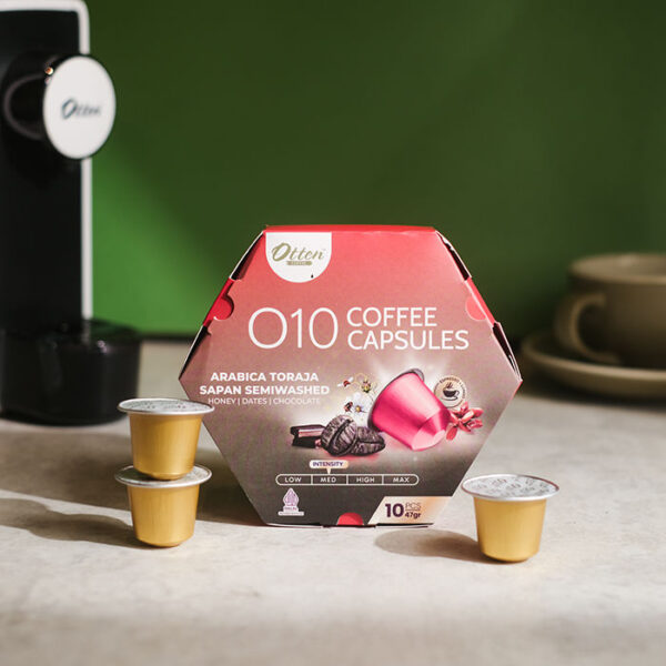Kopi Kapsul - O10 Arabica Toraja Sapan Coffee Capsule Nespresso Compatible